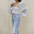 Top Corset con Mangas